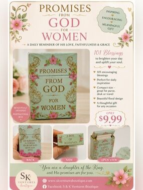 Promises From God for Women – 101 Inspirational Blessings Box